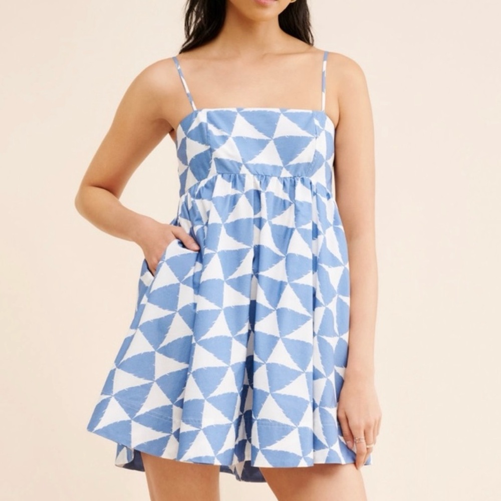 Maeve by Anthropologie Bella Babydoll Mini Dress
